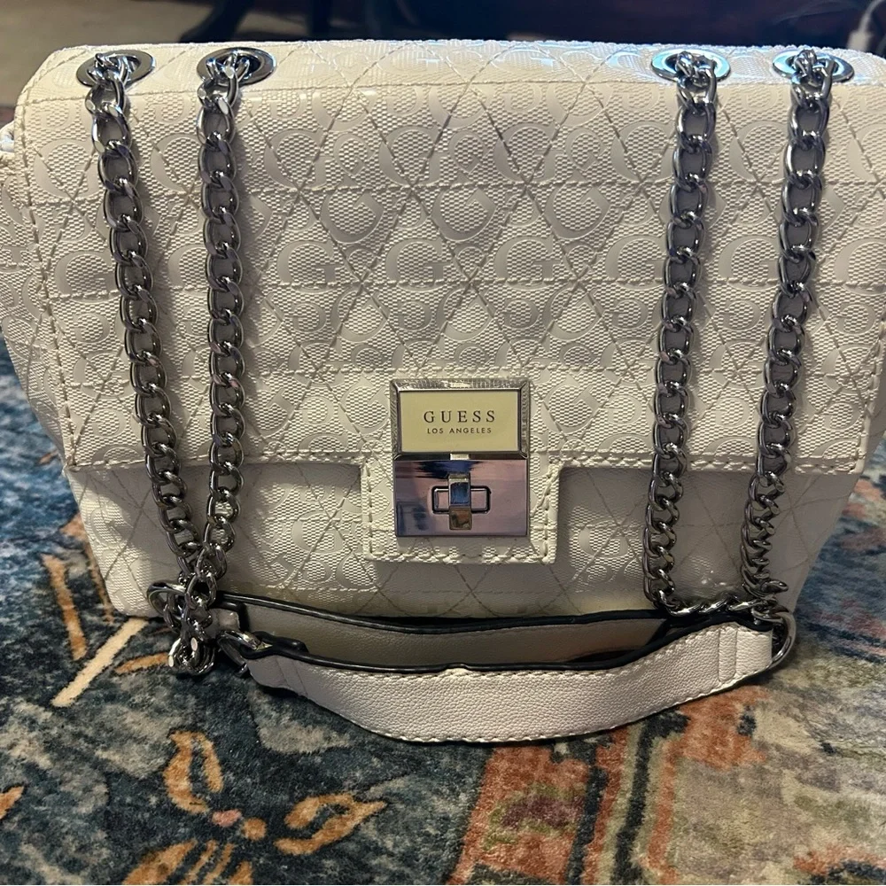 Guess Los Angeles bag with silver tone hardware - Picture 1 of 7